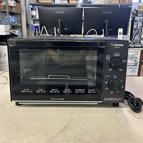 【中古】オーブントースター 象印 EQ-AG22 幅385×奥行270×高さ230 【送料別途見積】【業務用】【飲食店 店舗 厨房機器 オーブン 業務用オーブン】