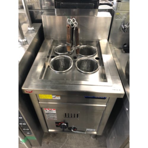 【業界最長1年保証】【中古】ガスゆで麺機 マルゼン MRK-046B 幅450×奥行600×高さ800 LPG(プロパンガス..