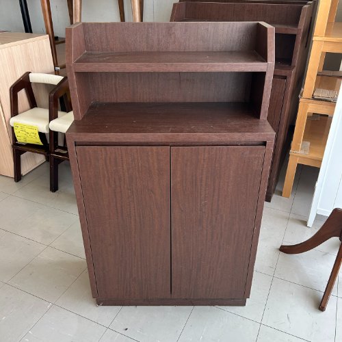 【中古】カフェ什器 幅700×奥行350×高さ1200 【送料別途見積】【業務用】【飲食店 店舗 店舗備品 店舗什器 収納家具】