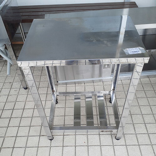 【中古】作業台 BGなし 幅450×奥行600×高さ800 【送料別途見積】【業務用】【飲食店 店舗 厨房機器 作業台 業務用作業台】