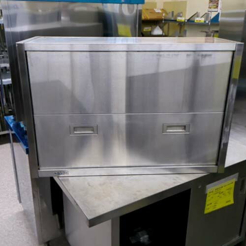 【中古】吊戸棚(けんどん式) 幅900×奥行350×高さ600 【送料別途見積】【業務用】【飲食店 店舗 厨房機..