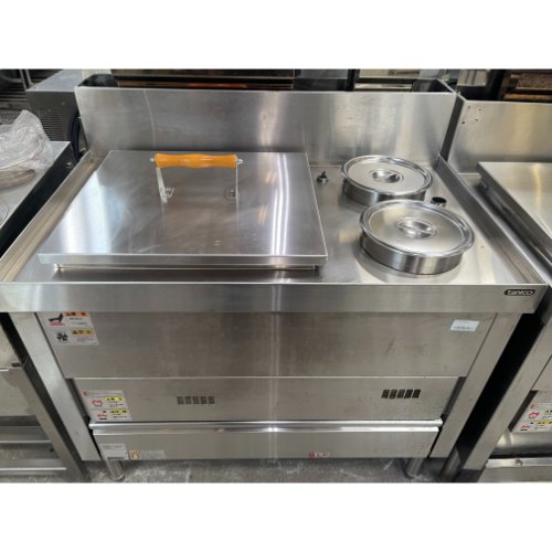 【業界最長1年保証】【中古】ゆがき槽付き湯煎機 タニコー TKU-90 幅900×奥行600×高さ800 LPG(プロパン..