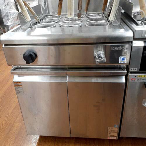 【業界最長1年保証】【中古】ゆで麺機 タニコー TGUS-60A 幅600×奥行750×高さ800 LPG(プロパンガス) 【..