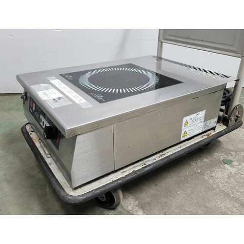 【中古】卓上IHコンロ 中部コーポレーション DD50TBB 幅450×奥行600×高さ180 三相2...