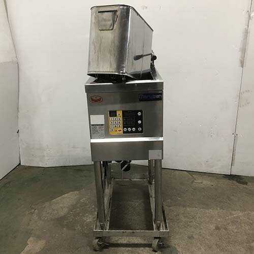 【業界最長1年保証】【中古】電気一槽フライヤー マルゼン MEF-18E 幅450×奥行600×高さ800 三相200V 【..