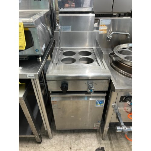 【業界最長1年保証】【中古】角槽ゆで麺機 タニコー TGUS-45 幅450×奥行600×高さ800 LPG(プロパンガス)..