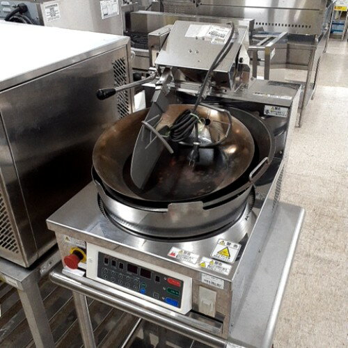 【業界最長1年保証】【中古】ガス式ロボシェフ(鍋振りロボ) エム・アイ・ケー RCG560S 幅450×奥行650×..