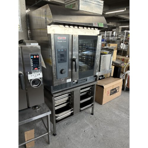 【業界最長1年保証】【中古】スチームコンベクションオーブン ラショナル LM200BE 幅850×奥行775×高さ1730 三相200V 【送料別途見積】【業務用】【飲食店 店舗 厨房機器 オーブン 業務用オーブン】