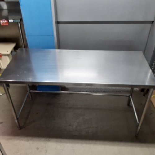 厨房機器と店舗用品 TENPOSの【中古】作業台 三方枠 BGなし 幅1430×奥行600×高さ800 【送料別途見積】【業務用】【飲食店 店舗 厨房機器 作業台 業務用作業台】｜アングル2