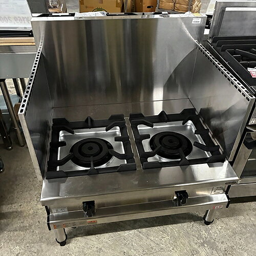 【業界最長1年保証】【中古】2口スープレンジ タニコー TGL-A0920AF-U 幅900×奥行750×高さ450 都市ガス 【送料別途見積】【業務用】【飲食店 店舗 厨房機器 特殊コンロ レンジ 業務用特殊コンロ 業務用レンジ】