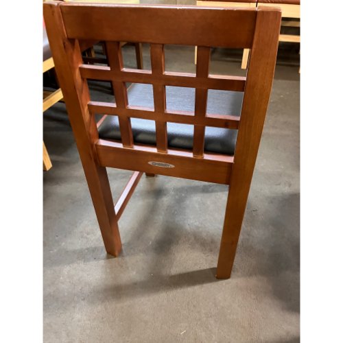 【中古】和風イス(座/黒) 幅370×奥行400×高さ660 高さ座面:430 【送料無料】【業務用】 [2]