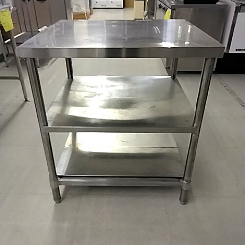 【中古】作業台 BGなし 幅670×奥行750×高さ830 【送料別途見積】【業務用】【飲食...