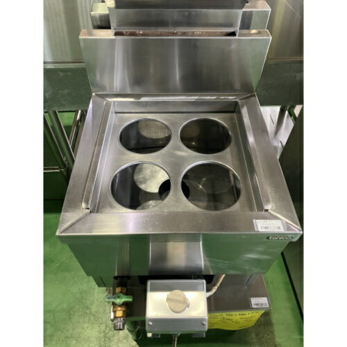 【中古】卓上ゆで麺機(4テボ) タニコー TCU-4445X 幅440×奥行550×高さ400 LPG(プロパンガス) 【送料別途見積】【業務用】【飲食店 店舗 厨房機器 ゆで麺機 業務用ゆで麺機】