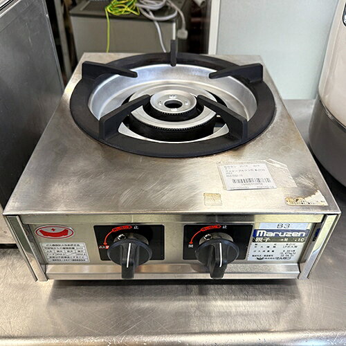 ■ 商品について ■状態が良く非常にお買い得!一点限りの早いもの勝ち!ご購入はお早めに!■ 商品概要 ■商品名：ガステーブルコンロ外形寸法：W350×D420×H190(mm)メーカー：マルゼン型式：M-211C年式：2022年製ガス種：LPG(プロパンガス)※ガス機器の接続は最寄りの専門業者へご依頼下さい。保証期間：なしランク：A特記事項：- 販売店：テンポス三島店（静岡県三島市）からの配送です。この商品は中古ですので1品ものです。店頭販売もしておりますので、売り切れる場合が御座います。売り切れた場合は、迅速にペ-ジの更新をするよう心掛けておりますが、リアルタイムではございません。掲載商品が完売している場合もありますのでご了承ください。在庫に関しましてはお気軽にお問合わせ下さい。■ ランクの規定について ■ランクN：未使用品、または一度も使用されていない。ランクS：数回程度使用されているものの、ほとんど未使用品と変わらない。ランクA：小傷、擦り傷が見られるが、大きな欠点もなく、程度が良い。ランクB：中小傷が見受けられるが、十分使用できる。ランクC：傷が多く、大きな傷も数箇所見受けられるが、使用に問題はない。■ 配送等について ■この商品は、購入金額や購入台数に関わらず、別途配送料金が発生致します。当商品の配送は車上渡しのみとなります。配送料金はご注文時に送信される自動配信メールの金額とは異なります。配送料金は、当店よりお送りさせて頂きますメールにてご確認ください。お見積をご希望のお客様は、配送先のご住所をご記入の上、お気軽にお問合わせください。ガス接続工事、及び給排水工事は承ることが出来かねます。お客様にて手配頂きますようお願い致します。【買取について】テンポスでは買取・再生事業を展開致しております。全国年間15,000件以上の買取実績！まずはお気軽に無料査定をご利用くださいませ！厨房機器用品、家具、食器、調理道具の買取も承っております。詳しくは「テンポス買取ドットコム」へ。※型式や仕様度合いによって一部買取不可商品もございます。予めご相談ください。店舗・厨房、中古厨房機器。厨房用品なら、テンポスドットコムにお任せ下さい！【補助キーワード】中古ガステーブルコンロ,中古卓上コンロ