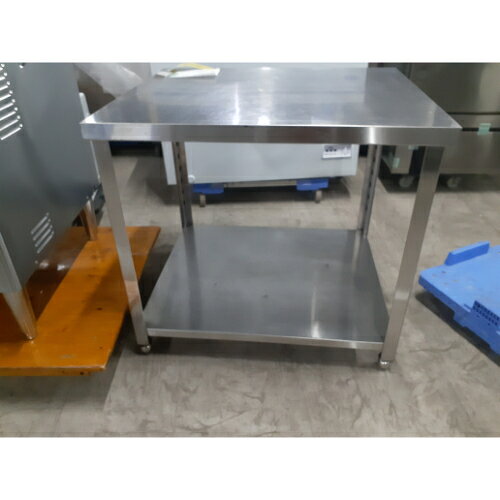 【中古】作業台 幅800×奥行680×高さ740 【送料別途見積】【業務用】【飲食店 店舗 厨房機器 作業台 業務用作業台】