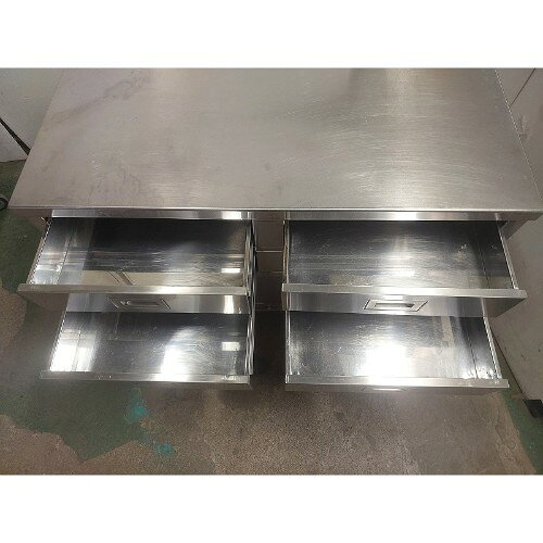 【中古】調理台 引出し付き BGなし 幅1200×奥行600×高さ850 【送料別途見積】【業...