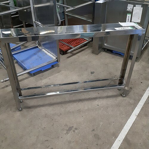 【中古】作業台 BGなし 幅1190×奥行180×高さ800 【送料別途見積】【業務用】【飲食店 店舗 厨房機器 作業台 業務用作業台】