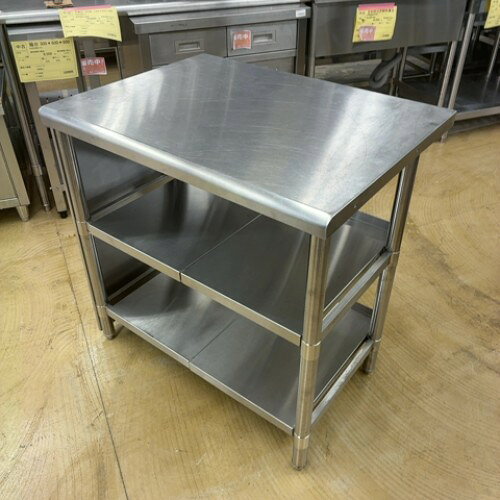 【中古】作業台 BGなし 幅810×奥行600×高さ800 【送料別途見積】【業務用】【飲食...