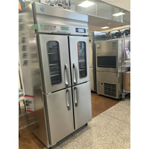 ■ 商品概要 ■商品名：縦型冷蔵庫外形寸法：W900×D650×H1910(mm)メーカー：ホシザキ型式：HR-90AT年式：2018年製電源：単相100V 50/60Hz共用コンセントプラグ：あり消費電力：150W重量：101kg保証期間：納品日より12ヶ月(離島や一部地域では保証対象外とさせて頂きます。)ランク：A特記事項：- 販売店：テンポス札幌西野店（北海道札幌市）からの配送です。この商品は中古ですので1品ものです。店頭販売もしておりますので、売り切れる場合が御座います。売り切れた場合は、迅速にペ-ジの更新をするよう心掛けておりますが、リアルタイムではございません。掲載商品が完売している場合もありますのでご了承ください。在庫に関しましてはお気軽にお問合わせ下さい。■ ランクの規定について ■ランクN：未使用品、または一度も使用されていない。ランクS：数回程度使用されているものの、ほとんど未使用品と変わらない。ランクA：小傷、擦り傷が見られるが、大きな欠点もなく、程度が良い。ランクB：中小傷が見受けられるが、十分使用できる。ランクC：傷が多く、大きな傷も数箇所見受けられるが、使用に問題はない。■ 配送等について ■この商品は、購入金額や購入台数に関わらず、別途配送料金が発生致します。当商品の配送は車上渡しのみとなります。配送料金はご注文時に送信される自動配信メールの金額とは異なります。配送料金は、当店よりお送りさせて頂きますメールにてご確認ください。お見積をご希望のお客様は、配送先のご住所をご記入の上、お気軽にお問合わせください。ガス接続工事、及び給排水工事は承ることが出来かねます。お客様にて手配頂きますようお願い致します。【買取について】テンポスでは買取・再生事業を展開致しております。全国年間15,000件以上の買取実績！まずはお気軽に無料査定をご利用くださいませ！厨房機器用品、家具、食器、調理道具の買取も承っております。詳しくは「テンポス買取ドットコム」へ。※型式や仕様度合いによって一部買取不可商品もございます。予めご相談ください。店舗・厨房、中古厨房機器。厨房用品なら、テンポスドットコムにお任せ下さい！【補助キーワード】中古縦型冷蔵庫,中古冷蔵庫
