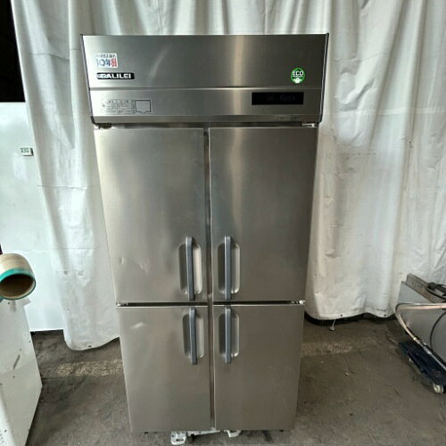 ■ 商品概要 ■商品名：縦型冷蔵庫外形寸法：W900×D800×H1950(mm)メーカー：フクシマガリレイ(福島工業)型式：GRD-090RX年式：2024年製電源：単相100V 50/60Hz共用保証期間：納品日より12ヶ月(離島や一部地域では保証対象外とさせて頂きます。)ランク：B特記事項：- 販売店：テンポス西宮店（兵庫県西宮市）からの配送です。この商品は中古ですので1品ものです。店頭販売もしておりますので、売り切れる場合が御座います。売り切れた場合は、迅速にペ-ジの更新をするよう心掛けておりますが、リアルタイムではございません。掲載商品が完売している場合もありますのでご了承ください。在庫に関しましてはお気軽にお問合わせ下さい。■ ランクの規定について ■ランクN：未使用品、または一度も使用されていない。ランクS：数回程度使用されているものの、ほとんど未使用品と変わらない。ランクA：小傷、擦り傷が見られるが、大きな欠点もなく、程度が良い。ランクB：中小傷が見受けられるが、十分使用できる。ランクC：傷が多く、大きな傷も数箇所見受けられるが、使用に問題はない。■ 配送等について ■この商品は、購入金額や購入台数に関わらず、別途配送料金が発生致します。当商品の配送は車上渡しのみとなります。配送料金はご注文時に送信される自動配信メールの金額とは異なります。配送料金は、当店よりお送りさせて頂きますメールにてご確認ください。お見積をご希望のお客様は、配送先のご住所をご記入の上、お気軽にお問合わせください。ガス接続工事、及び給排水工事は承ることが出来かねます。お客様にて手配頂きますようお願い致します。【買取について】テンポスでは買取・再生事業を展開致しております。全国年間15,000件以上の買取実績！まずはお気軽に無料査定をご利用くださいませ！厨房機器用品、家具、食器、調理道具の買取も承っております。詳しくは「テンポス買取ドットコム」へ。※型式や仕様度合いによって一部買取不可商品もございます。予めご相談ください。店舗・厨房、中古厨房機器。厨房用品なら、テンポスドットコムにお任せ下さい！【補助キーワード】中古縦型冷蔵庫,中古冷蔵庫