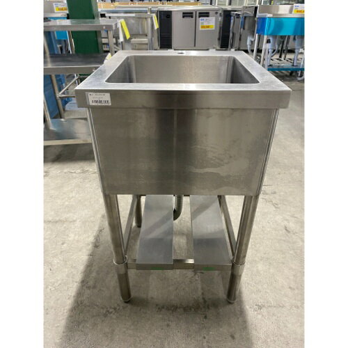 【中古】一槽シンク BGなし 幅450×奥行500×高さ800 【送料別途見積】【業務用】【...