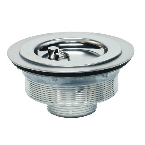 業務用共栓 ステンレス製 ゴム巻蓋・中カゴ付 R2ネジ TO-170B-R Φ114.5×H57.5mm/業務用/新品/小物送料..