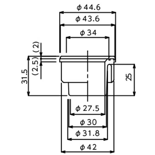 ホースインナー ホース内径:φ30mm用 TO-604-4/業務用/新品/送料別途見積