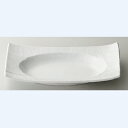 角皿 料亭削り白9.0寸楕円長角皿/30.4×15×H5cm/業務用/新品/テンポス