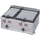 【プロ用/新品】【マルゼン】ガス餃子焼器 スタンダードシリーズ MGZ-076W 幅750×奥行600×高270(mm)【送料無料】