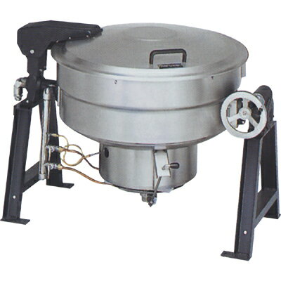 ガス回転釜 【マルゼン】 80L ステンレス製 MKGS-SH080 幅1310×奥行917×高さ780mm 【送料別途見積】【..