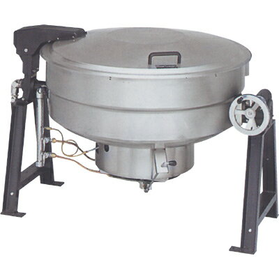 ガス回転釜 【マルゼン】 190L クラッド製 MKGS-CH190 幅1525×奥行1132×高さ880mm 【送料別途見積】【..