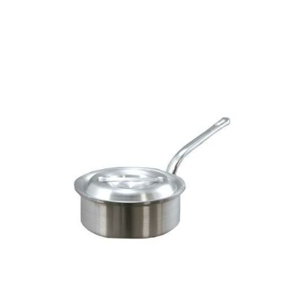 即納可 アルミ浅型 片手鍋 15cm 幅150mm×奥行150mm×高さ60mm/業務用/新品/テンポス