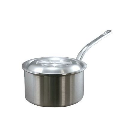 Ih Incompatible - 即納可 アルミ深型 片手鍋 ※IH不可 24cm 幅240mm×奥行240mm×高さ140mm/業務用/新品/小物送料対象商品