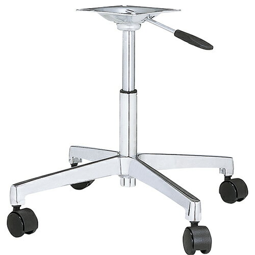 ハヤシ アルミダイキャストイス脚（ガス圧昇降式） ベースサイズ：A590×B425×C425×高さ475～365 品番：CD-580-2D 塗装カラー：11-GC ポール：40φ/送料別