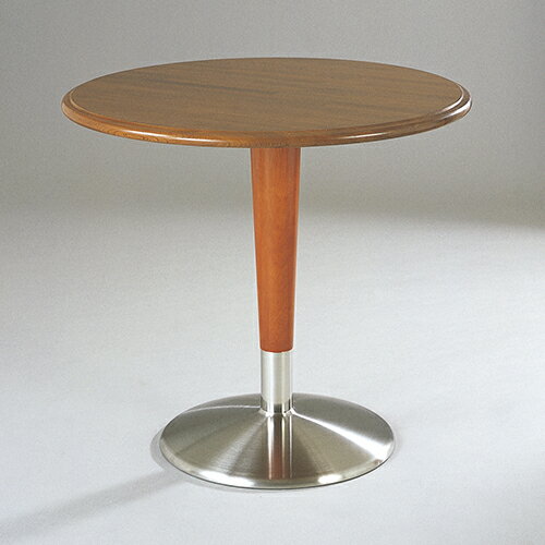 ハヤシ ステンレスH.Lベーステーブル脚 ベースサイズ:A500φ×高さ675mmのみ 品番:RS-D-WP(ステンレスH・L) 塗装カラー:NT ポール:ラバーウッド/送料別 [3]