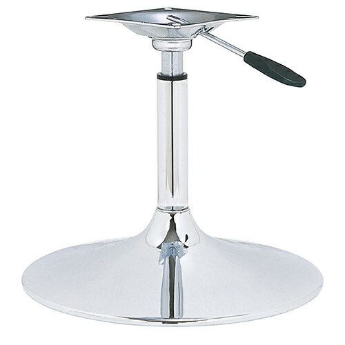 ハヤシ スチールベースイス脚（ガス圧昇降式）（RSリング付） ベースサイズ：A430φ×高さ465～355 品番：RS 塗装カラー：11-G ポール：40φ/送料別