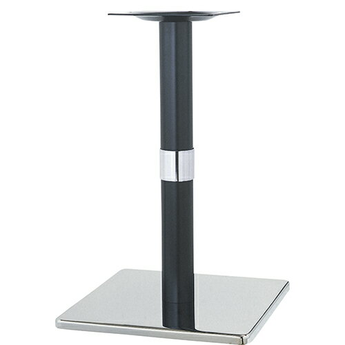 ハヤシ スチールベーステーブル脚 ベースサイズ：A450×B450×【高さ指定可】 品番：ST 塗装カラー：141-R ポール：76φ/送料別