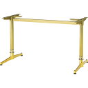 ハヤシ アルミ鋳物テーブル脚 ベースサイズ:A555×間口(芯々)1300mm×【高さ指定可】 品番:SL-AF-550 塗装カラー:22 ポール:49φ(アル...