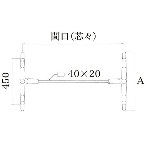 ハヤシ アルミ鋳物テーブル脚 ベースサイズ:A580×間口(芯々)1000mm×【高さ指定可】 品番:MC-SN-580 塗装カラー:44 ポール:42φ/送料別 [2]
