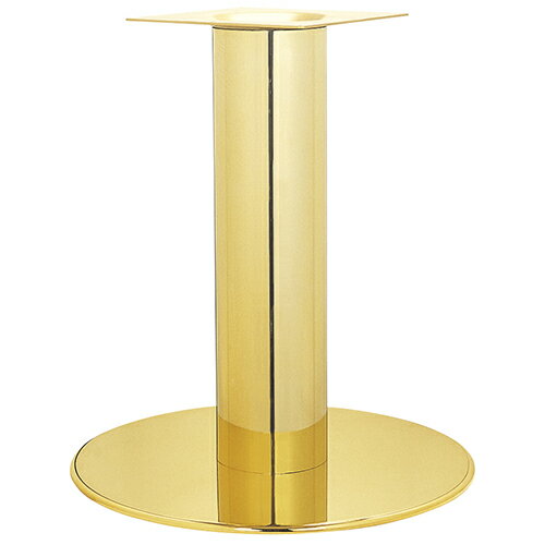 商品名：スチールベーステーブル脚メーカー：ハヤシベースサイズ：A500φ×H20×高さ700mmまで指定可品番：RSQ-N-L塗装カラー：22（ゴールドカラークリアー）ポール：165φ受座：U-TF240適合サイズ：（角天板）750角（円天...