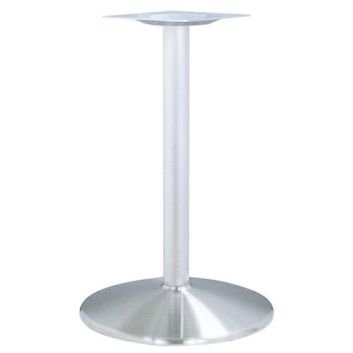 ハヤシ ステンレスH.Lベーステーブル脚 ベースサイズ：A400φ×【高さ指定可】 品番：RS-D（ステンレスH・L） 塗装カラー：ポールCRヘアーライン ポール：60φ/送料別