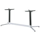 ハヤシ アルミダイキャストテーブル脚 ベースサイズ:A445×B220×間口(芯々)1000mm×【高さ指定可】 品番:BT-V-300 塗装カラー:14 ポー...