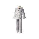 長袖パジャマ(紳士セット)通年用/グレー/M/業務用/新品/小物送料対象商品