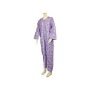 テイコブ エコノミー上下続き服/花柄パープル/S/業務用/新品/小物送料対象商品