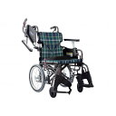 モダンCstyle 介助用 16インチ中・高床/緑チェック(A9)/座幅42-前座47cm/業務用/新品/送料別途見積(4)