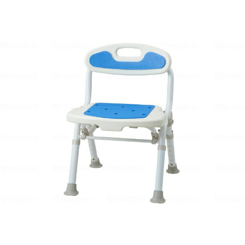 福浴 折たたみコンパクトシャワーチェア/ブルー/業務用/新品/小物送料対象商品