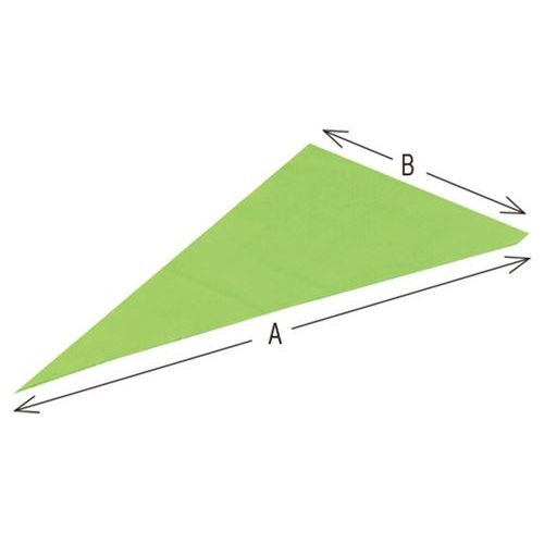 ボックスタイプ絞り袋 グリーン(100枚ロール) 59cm/業務用/新品/小物送料対象商品