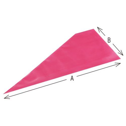 ボックスタイプ絞り袋 レッド(74枚ロール) 59cm/業務用/新品/小物送料対象商品