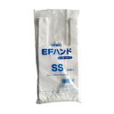 商品情報商品番号：1293940商品名：EFハンド (100枚入) SSメーカー：EBMサイズ/内容量/重量：その他：巾(仕上巾+折込巾)：250(160+90)長さ：H340厚み：0.012mm入数：20乳白色材質：高密度ポリエチレン●取出口ミシン目入 配送料について配送料金は、「小物送料」と記載のある商品総額が15,000円未満の場合、別途送料として800円（税別）頂戴いたします。北海道1,500円（税別）、沖縄2,000円（税別）頂戴いたします。東京都島しょ部、離島については、ご注文後に改めて送料をお見積り致します。予めご了承下さい。ご注文前にあらかじめ配送料金を確認されたい場合は、ご購入希望点数、配送先ご住所をご明記頂き、上部「［？］お問い合わせ」フォームよりご連絡下さいますようお願い致します。【ご注意】画面上の色はブラウザやご使用のパソコンの設定により実物と異なる場合があります。JANコード：4901755259018