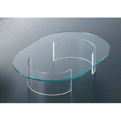 Plastic - アクリル長方円形テーブル 30202/業務用/新品/小物送料対象商品/テンポス